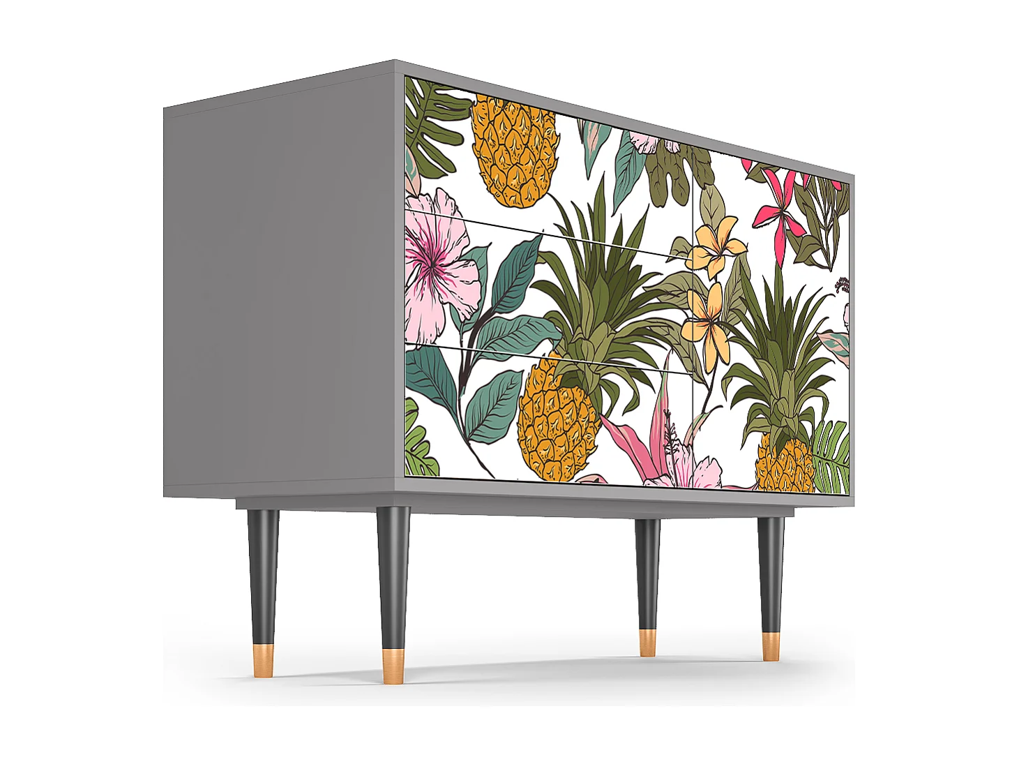 Dressoir - 115х84х41 cm - S3 - Estival Fruit, Grijs