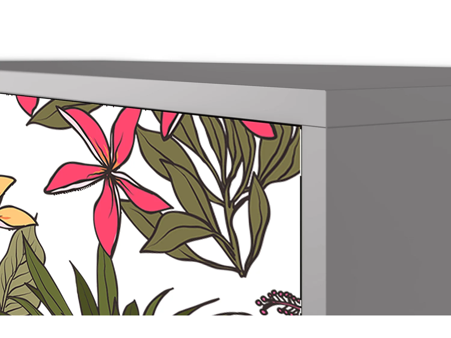 Dressoir - 115х84х41 cm - S3 - Estival Fruit, Grijs