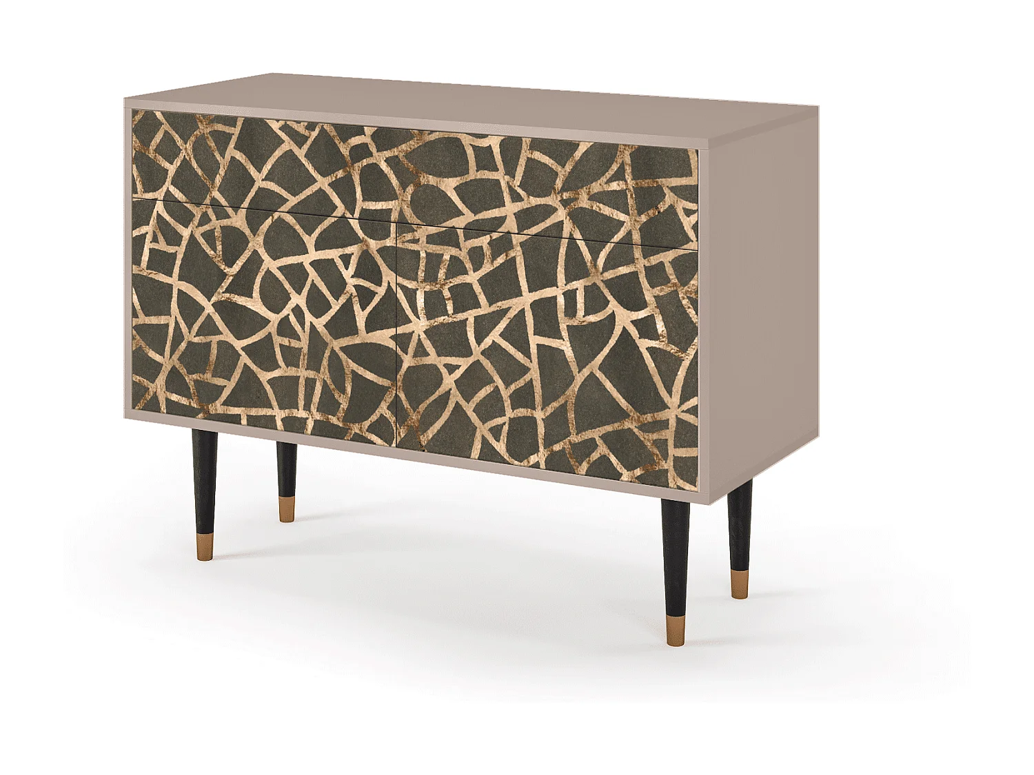 Sideboard - 115x85x48 cm - BS4 - Enlarged Leaf, Latte