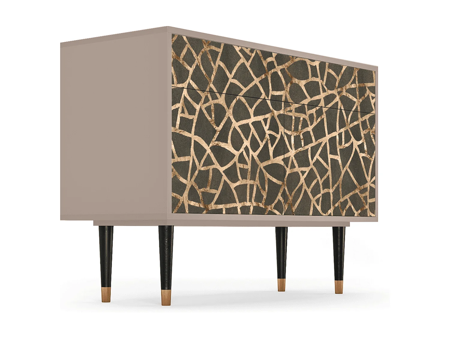 Sideboard - 115x85x48 cm - BS4 - Enlarged Leaf, Latte