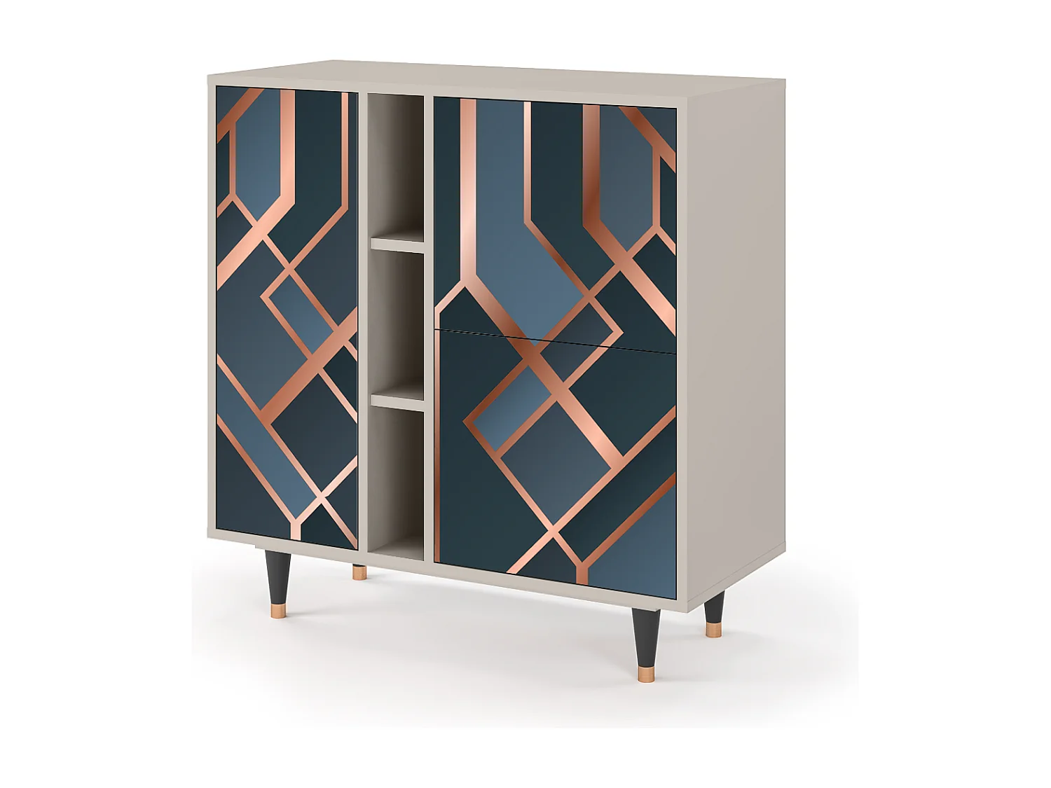 Buffet - 94х96х41 cm - BS5 - Ashy 1920', Sable