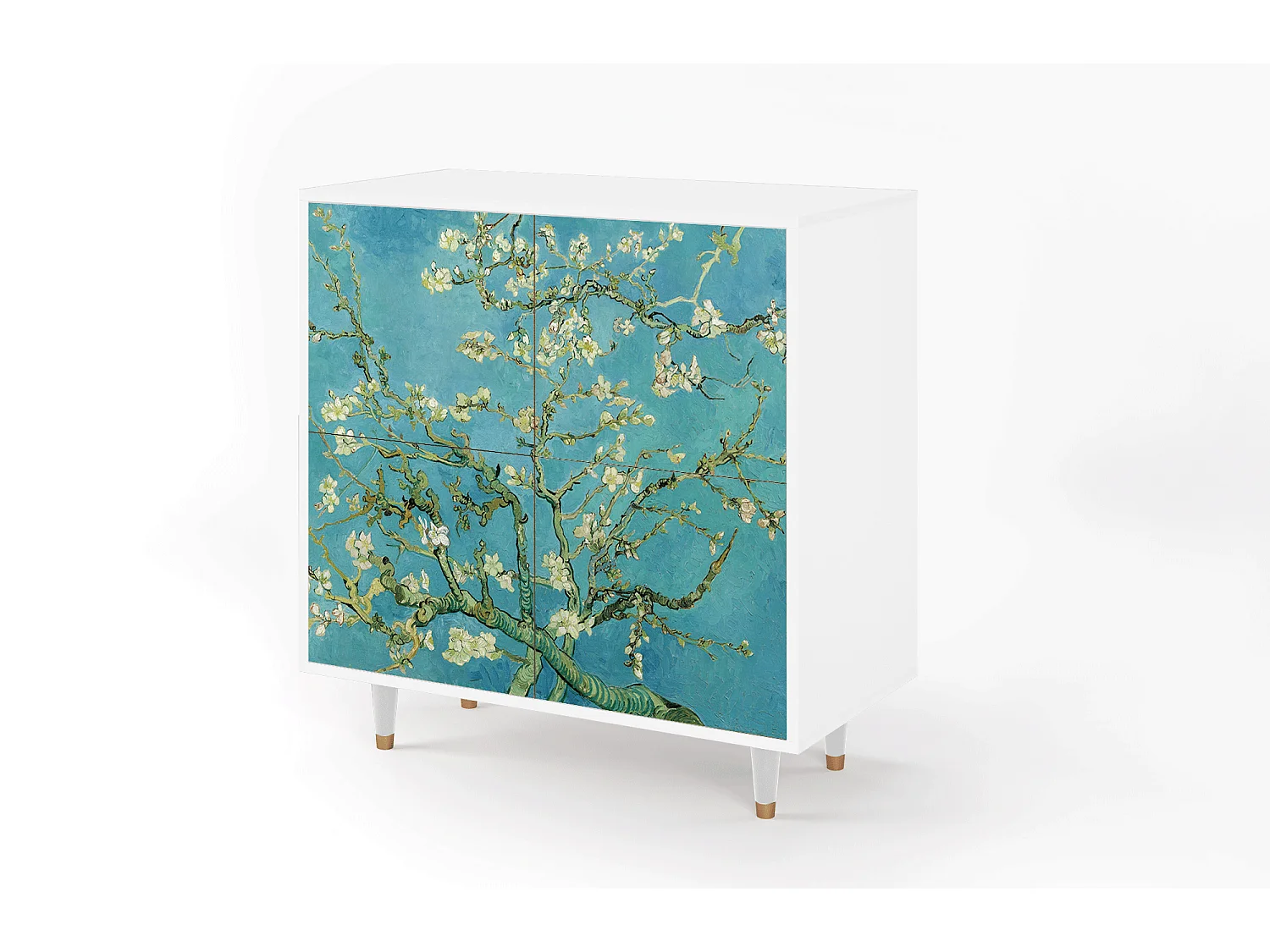 Dressoir - 94x96x48 cm - BS3 - Almond Blossom, Wit
