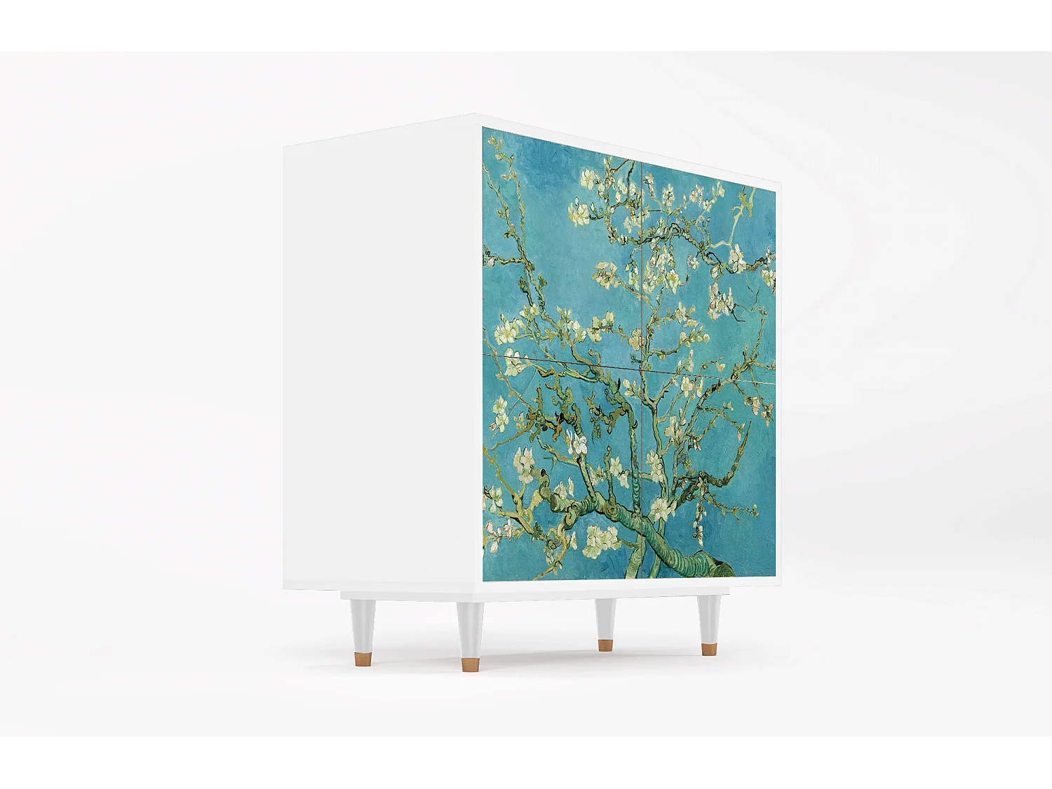 Dressoir - 94x96x48 cm - BS3 - Almond Blossom, Wit