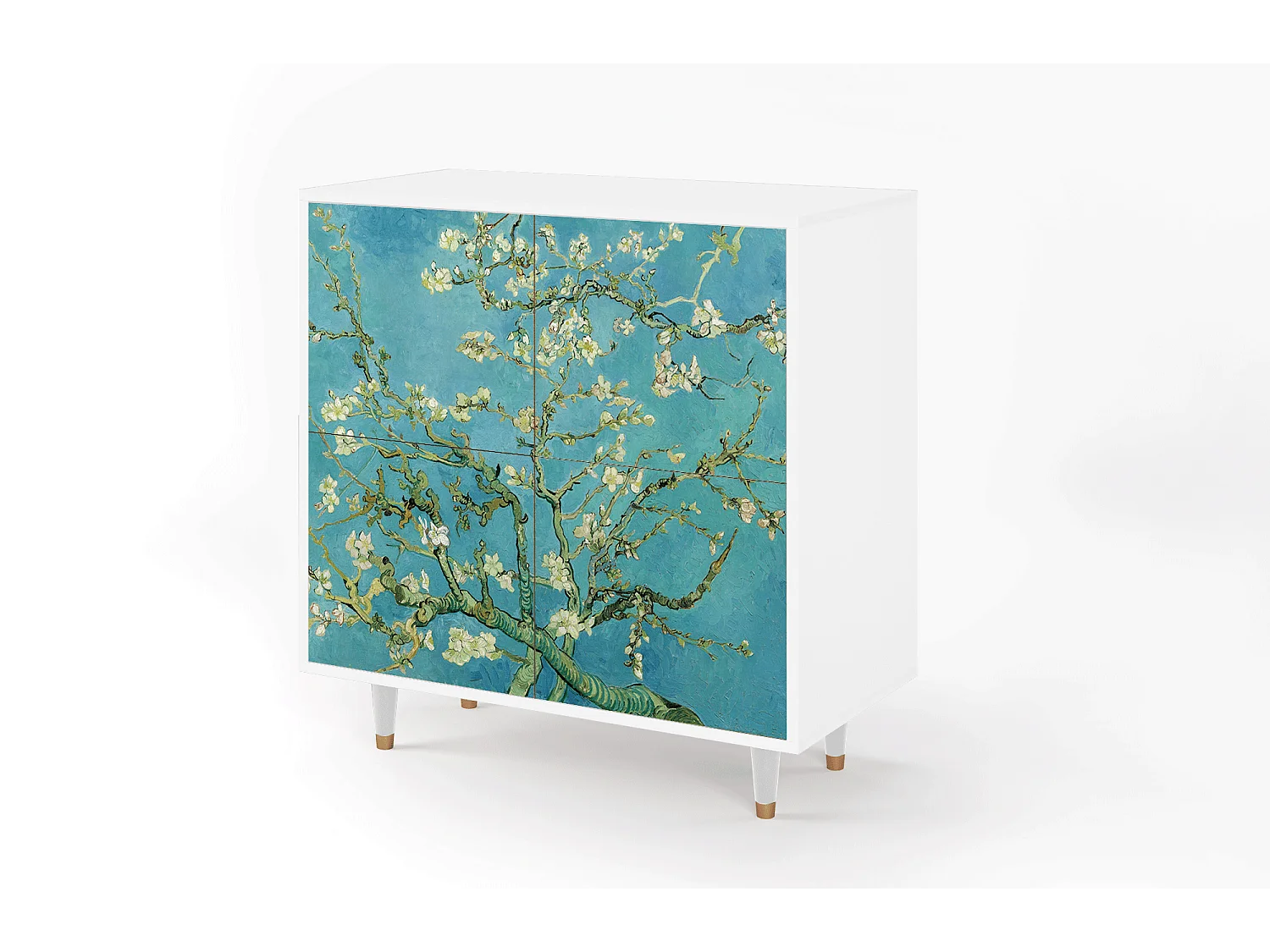 Dressoir - 94x96x48 cm - BS3 - Almond Blossom, Wit