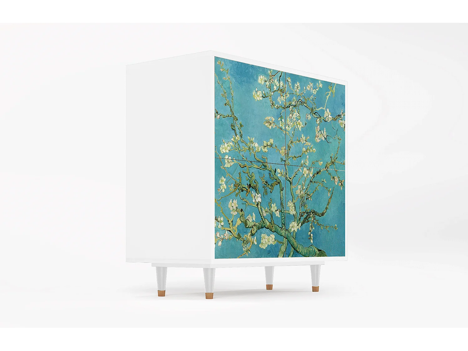 Dressoir - 94x96x48 cm - BS3 - Almond Blossom, Wit