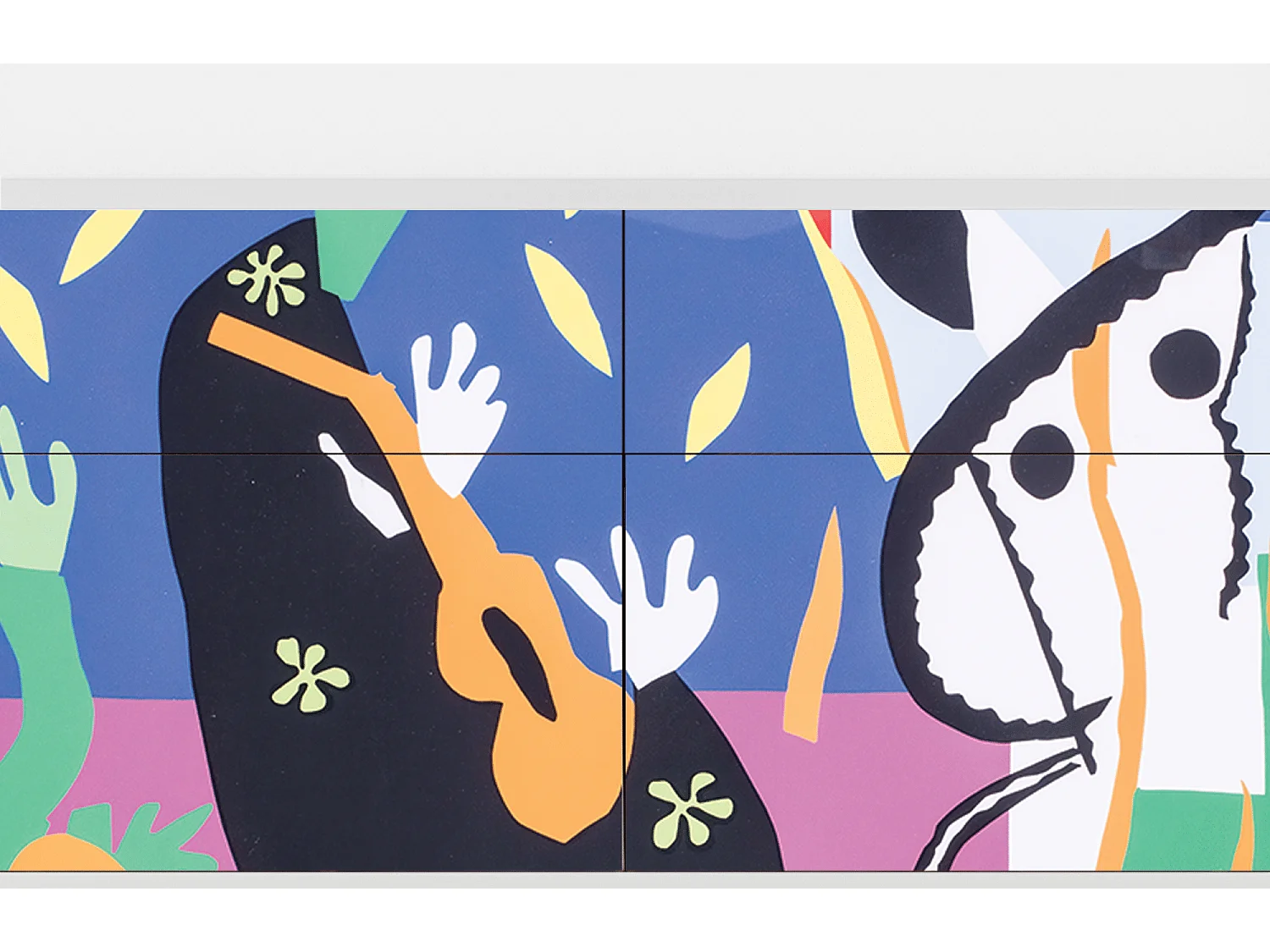 Buffet - 115x85x48 cm - BS4 - La Tristesse du Roi, Blanc