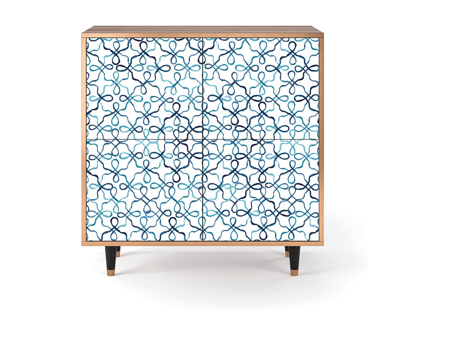 Dressoir - 94x96x48 cm - BS3 - Marine Strings, Walnoot