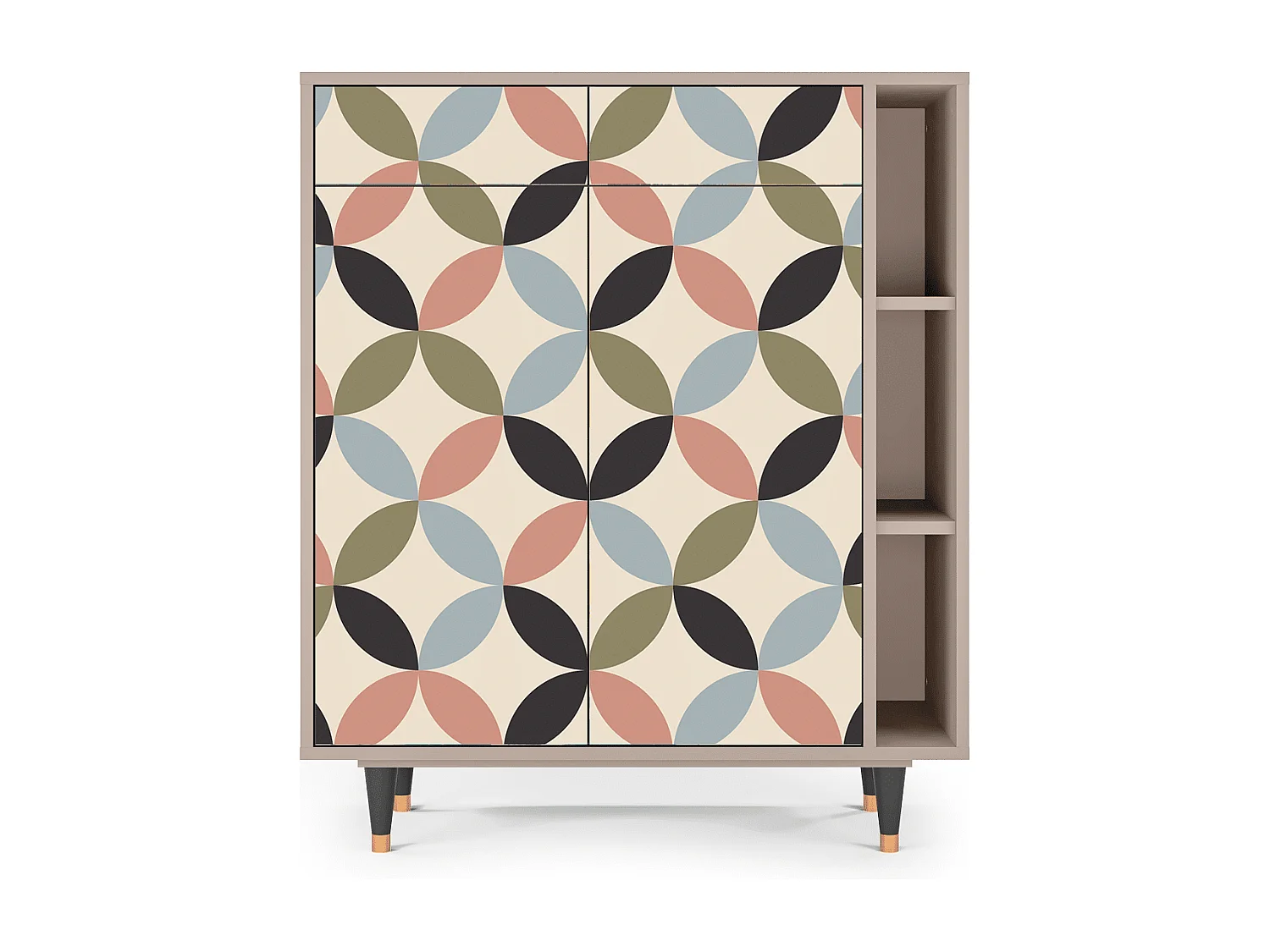 Sideboard - 96х110х41 cm - BS6 - Butterfly Effect, Latte