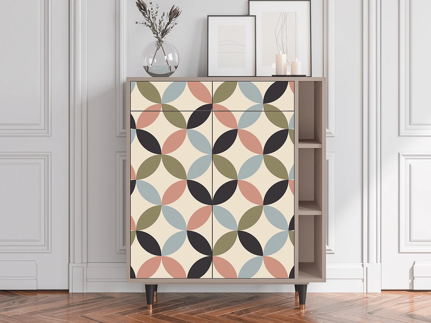 Dressoir - 96х110х41 cm - BS6 - Butterfly Effect, Latte