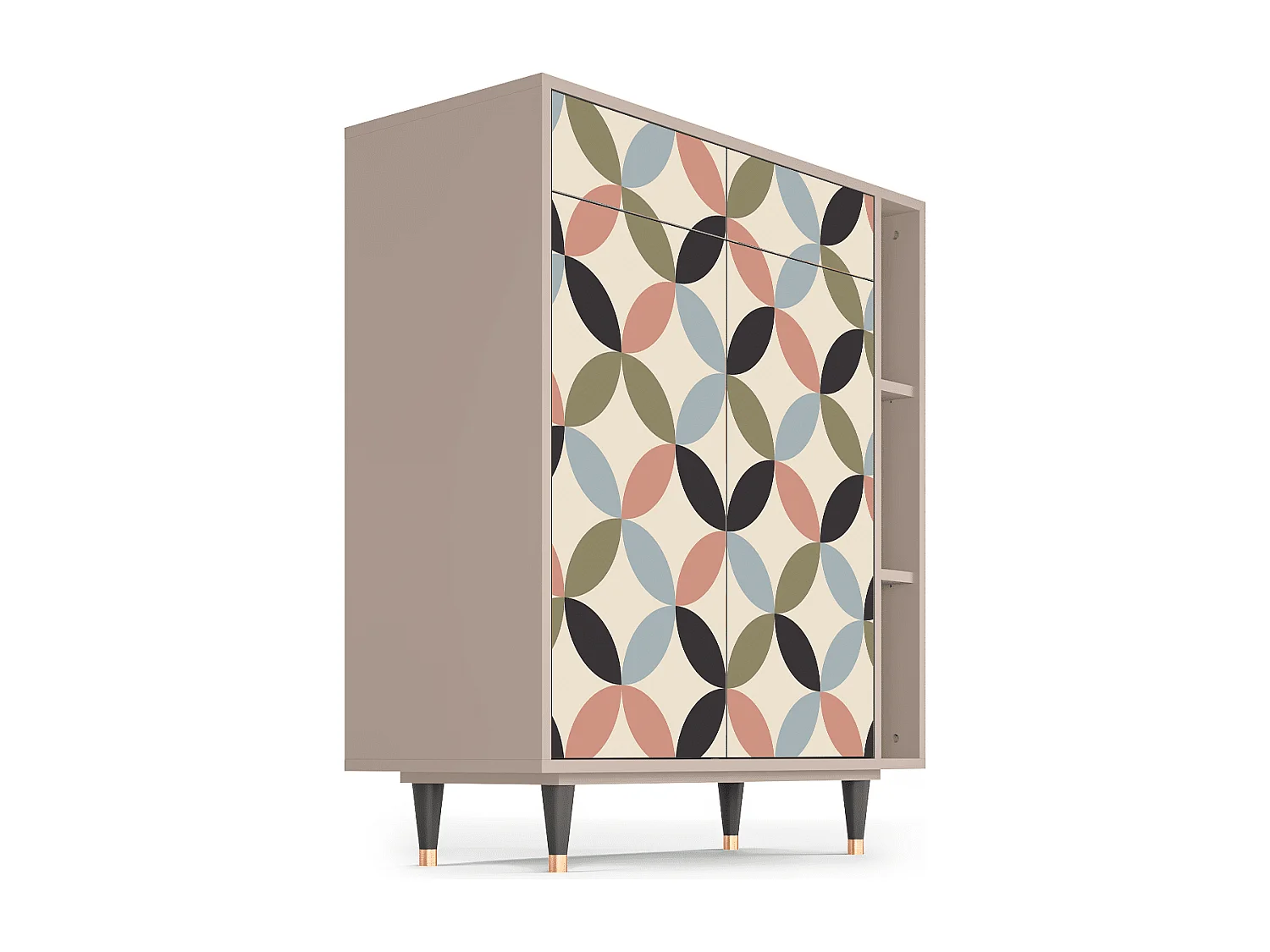 Dressoir - 96х110х41 cm - BS6 - Butterfly Effect, Latte