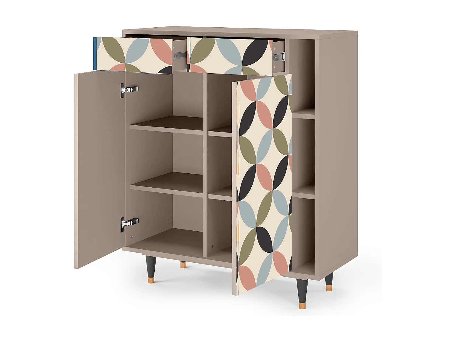 Dressoir - 96х110х41 cm - BS6 - Butterfly Effect, Latte