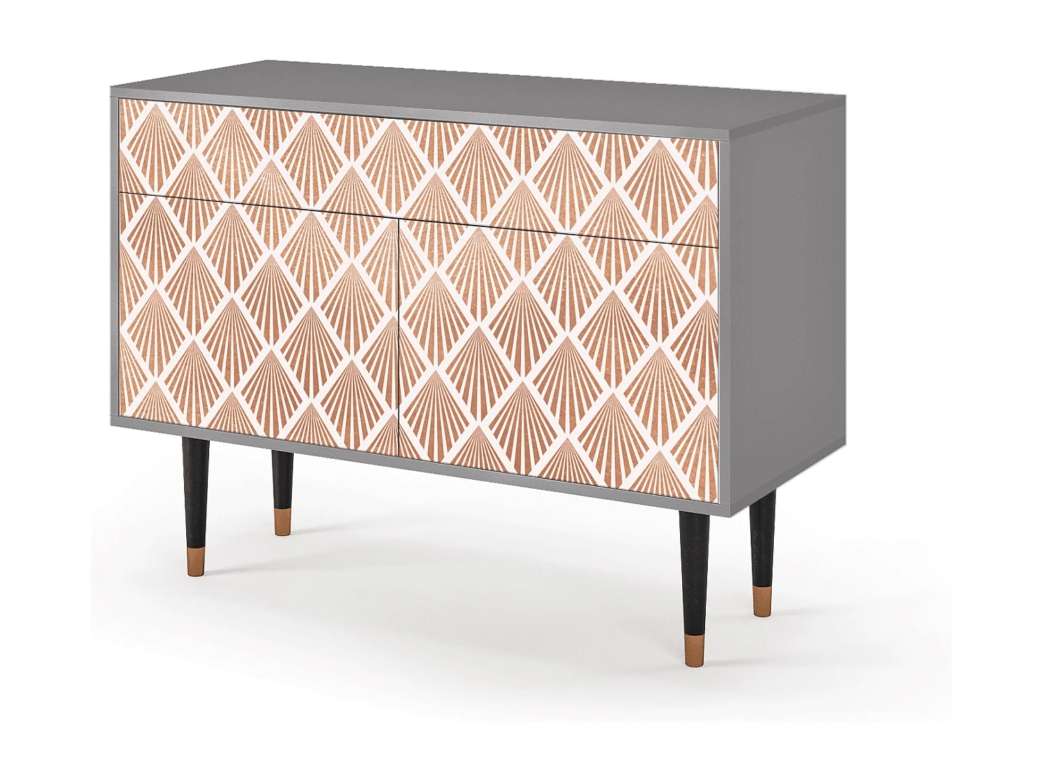 Buffet - 115x85x48 cm - BS4 - Pastel Sunrise, Gris