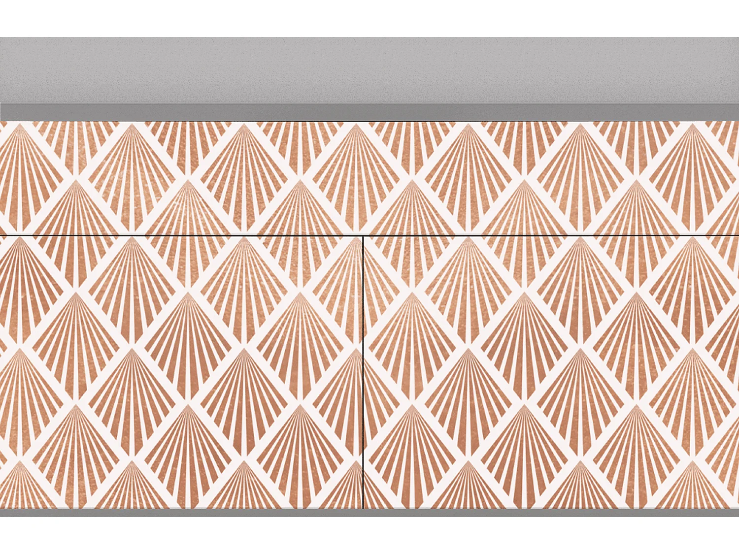 Buffet - 115x85x48 cm - BS4 - Pastel Sunrise, Gris