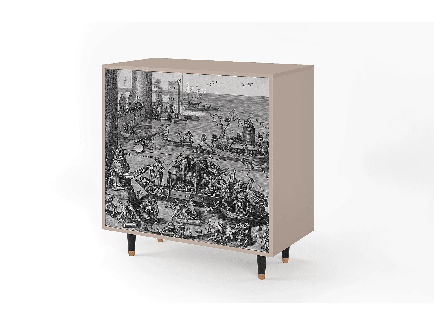 Aparador - 94x96x48 cm - BS3 - Saint Martin, Latte