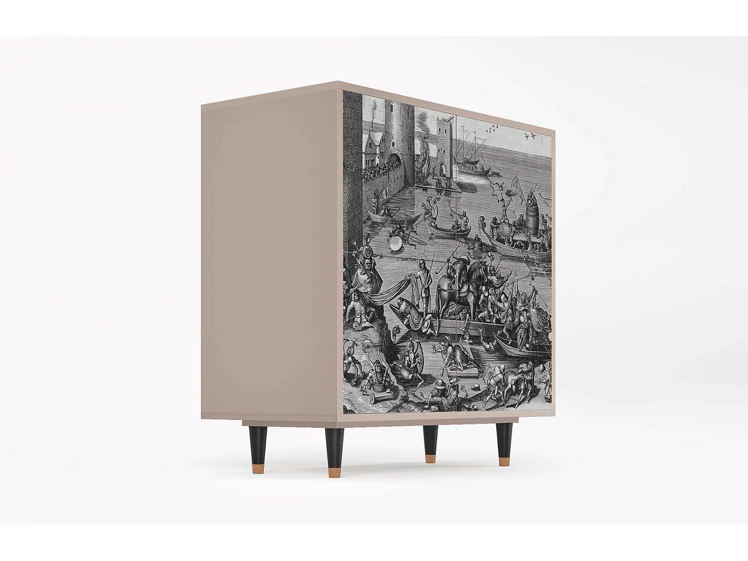 Aparador - 94x96x48 cm - BS3 - Saint Martin, Latte