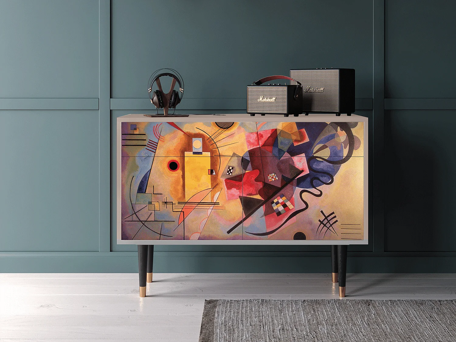 Sideboard - 115x85x48 cm - BS4 - Modern Art, Latte