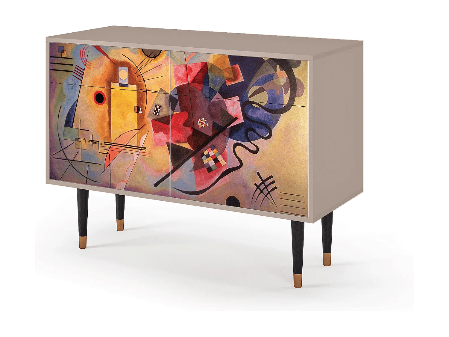 Kredens - 115x85x48 cm - BS4 - Modern Art, Latte