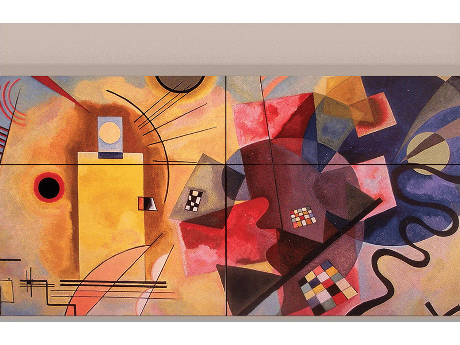 Kredens - 115x85x48 cm - BS4 - Modern Art, Latte