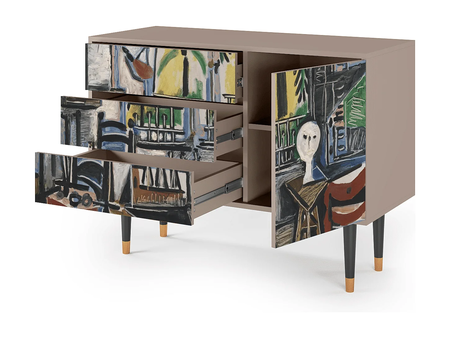 Buffet - 115х84х41 cm - S3 - The Studio , Latte