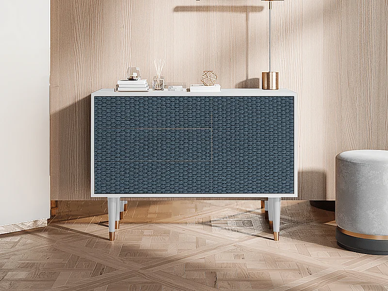 Buffet - 115х84х41 cm - S3 - Knitted Pattern, Blanc