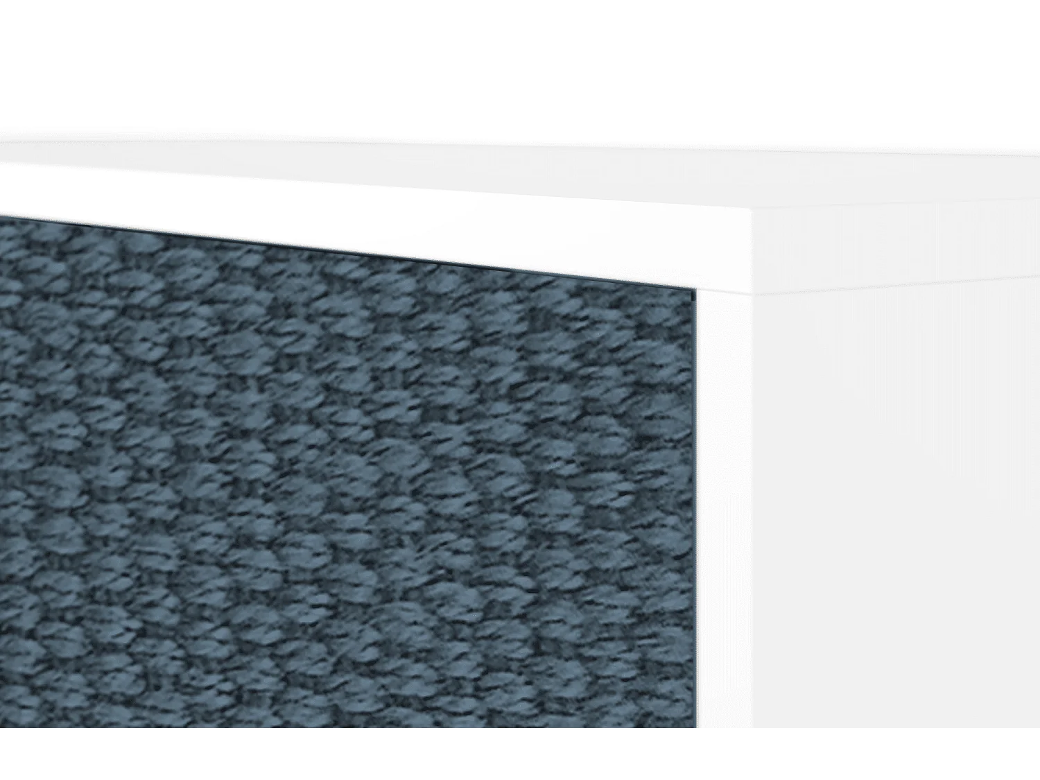 Kredens - 115х84х41 cm - S3 - Knitted Pattern, Biały