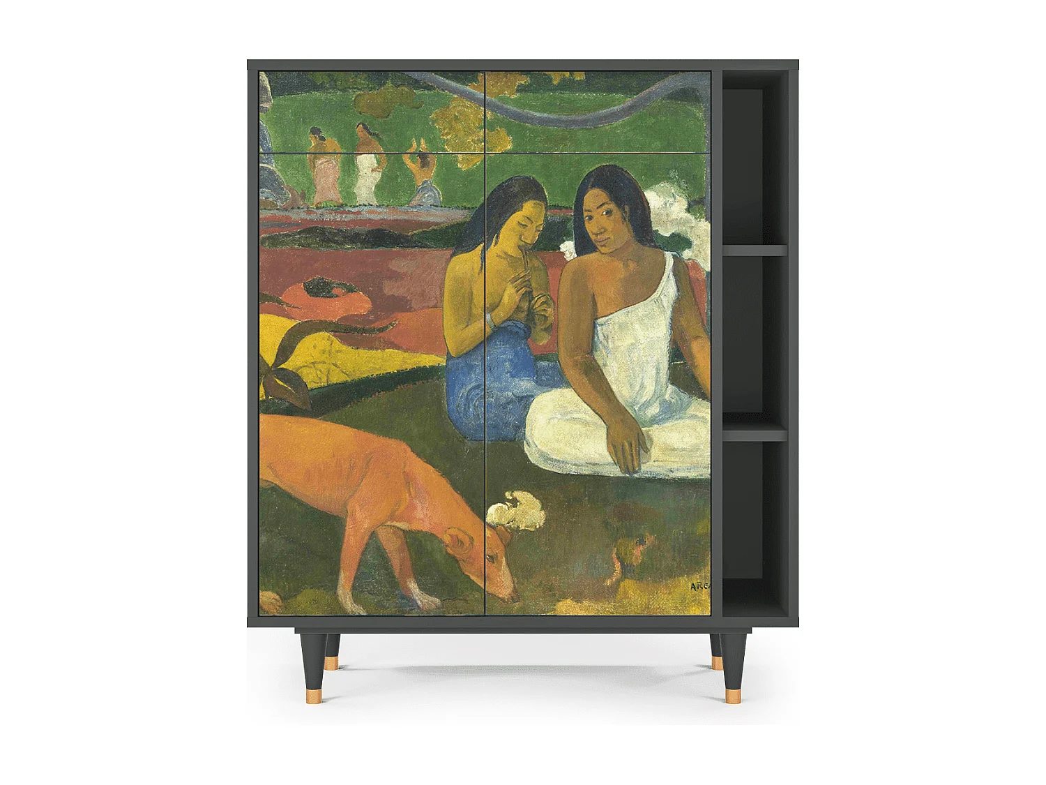 Kredens - 96х110х41 cm - BS6 - Arearea , Antracyt