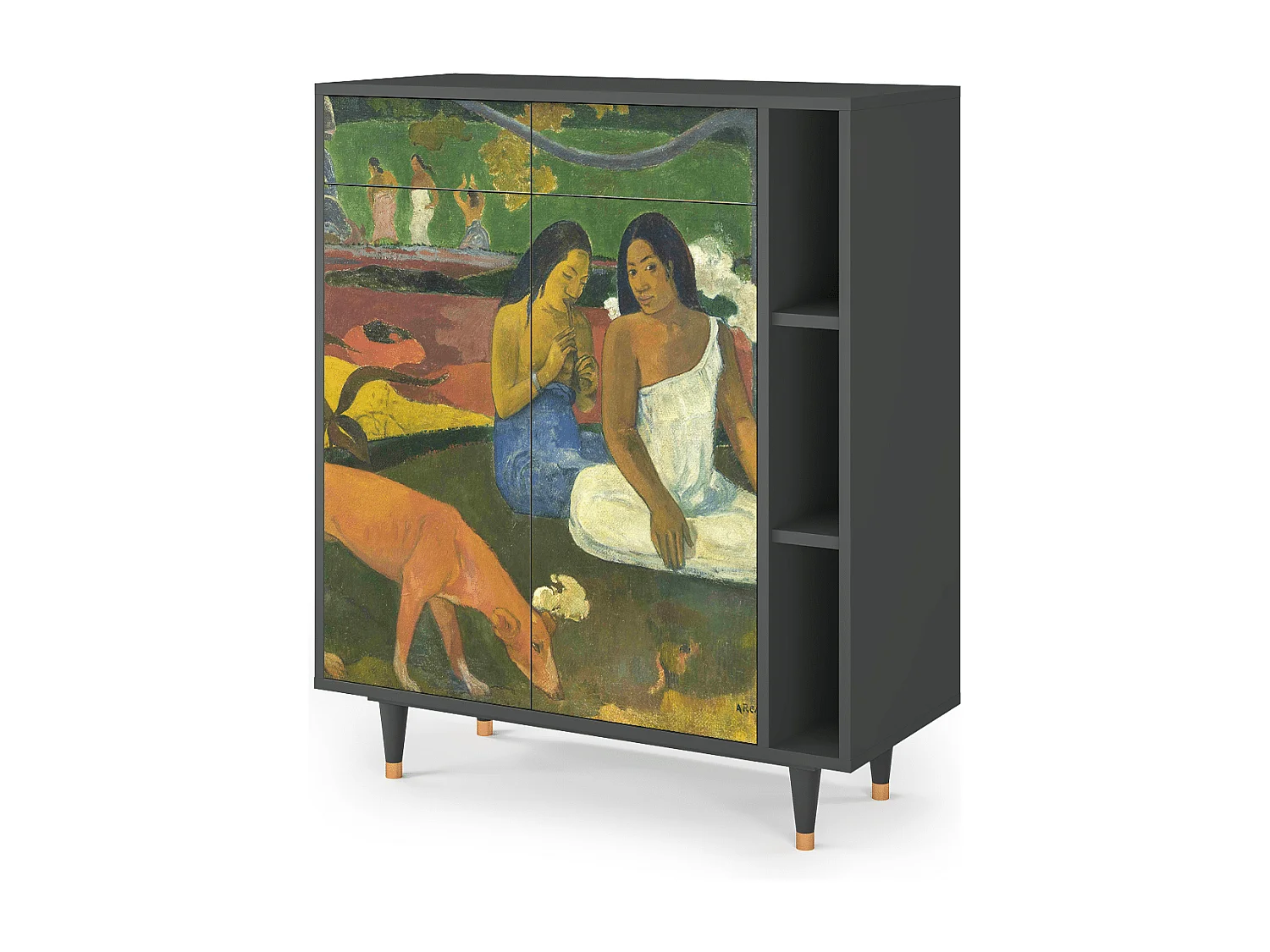 Kredens - 96х110х41 cm - BS6 - Arearea , Antracyt