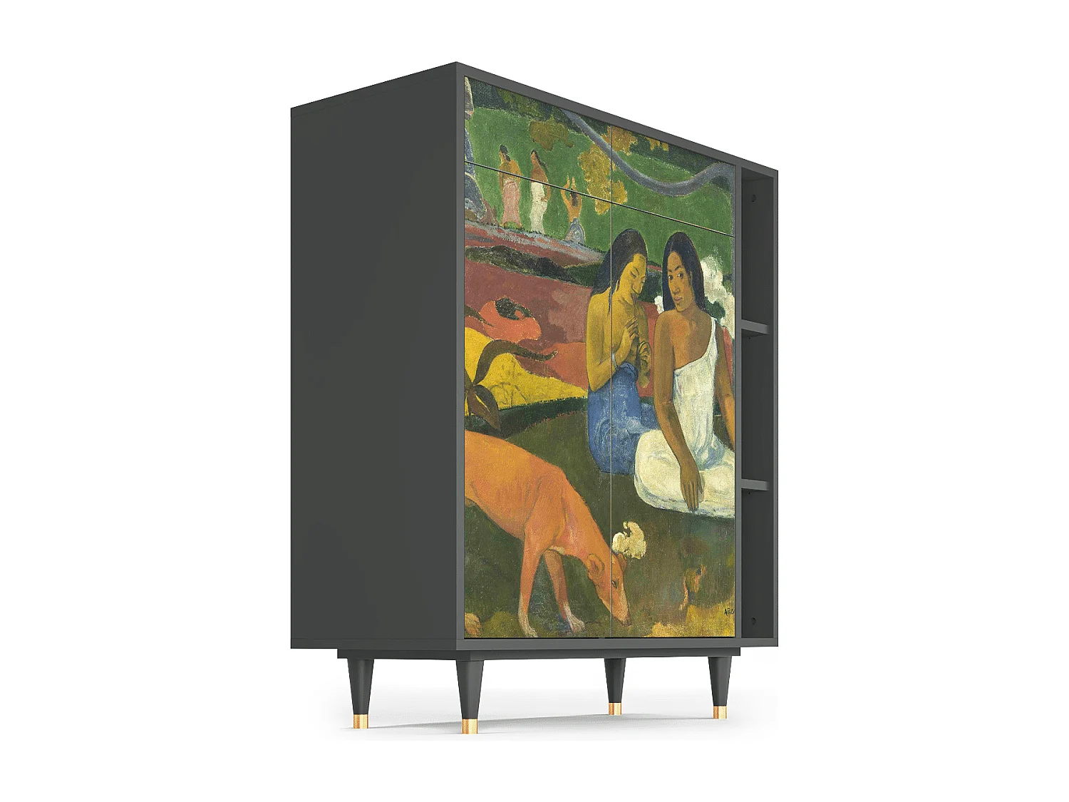 Kredens - 96х110х41 cm - BS6 - Arearea , Antracyt