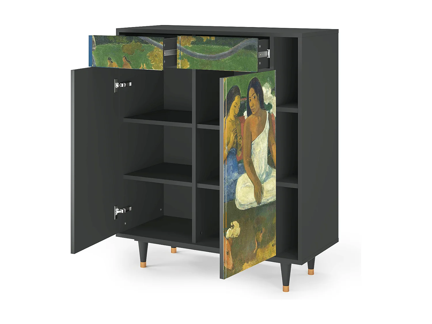 Kredens - 96х110х41 cm - BS6 - Arearea , Antracyt