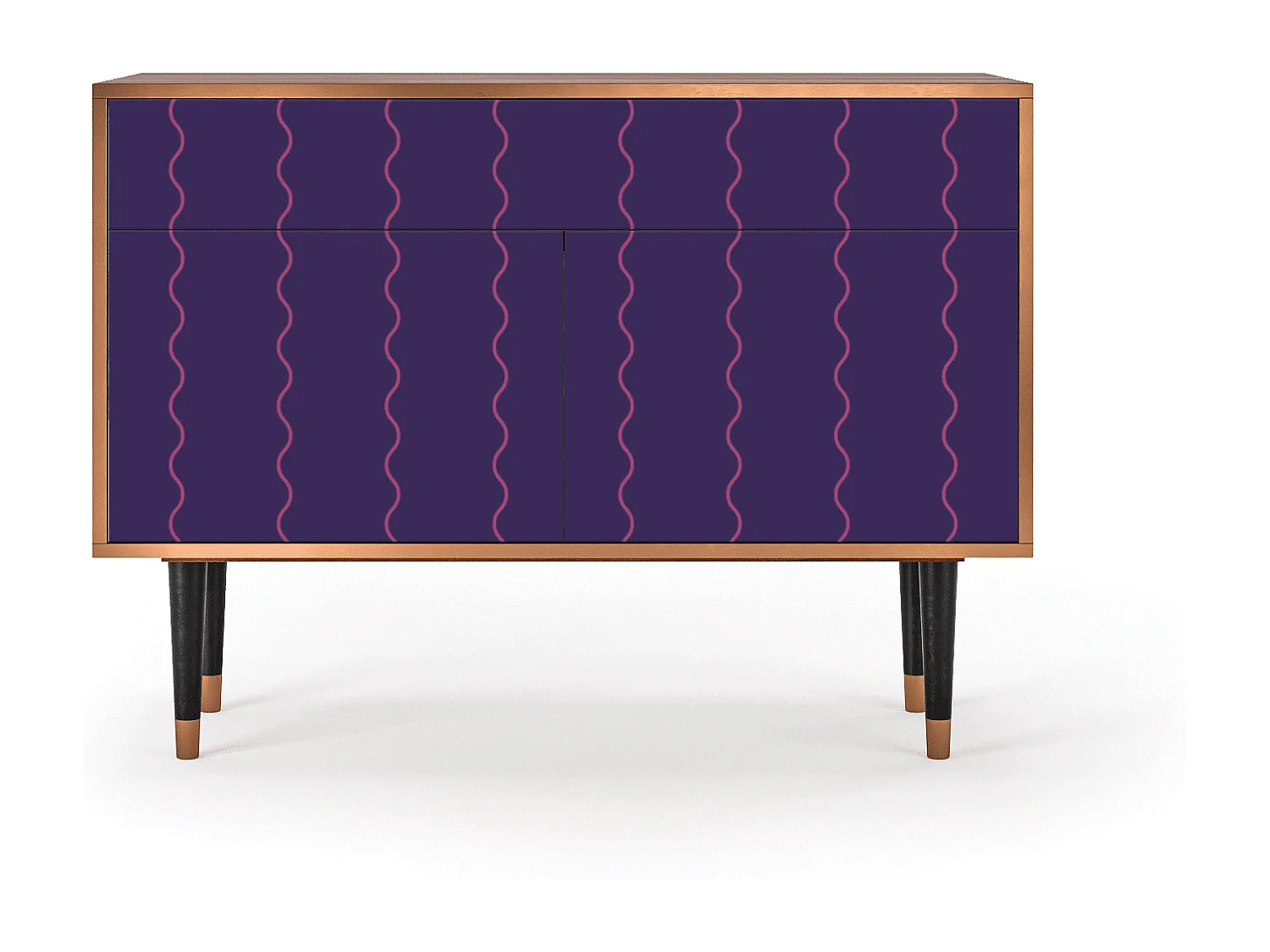 Buffet - 115x85x48 cm - BS4 - Grape Maccaroni, Noyer