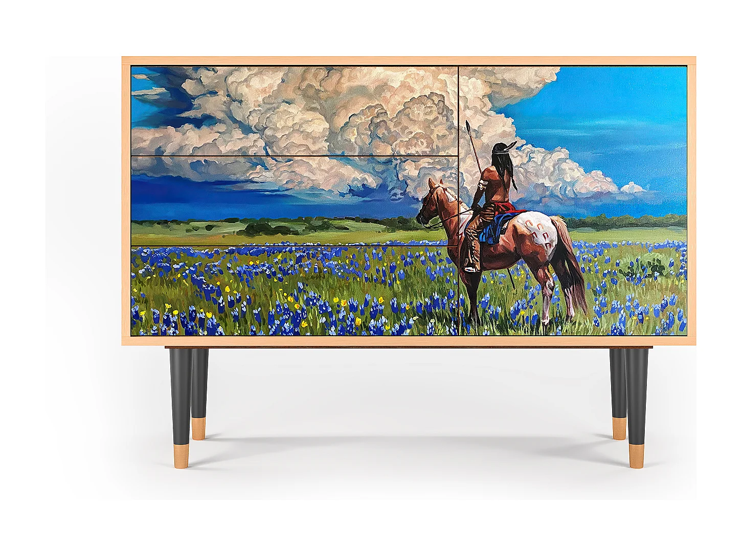 Credenza - 115х84х41 cm - S3 - Thunderheads by Dean, Noce