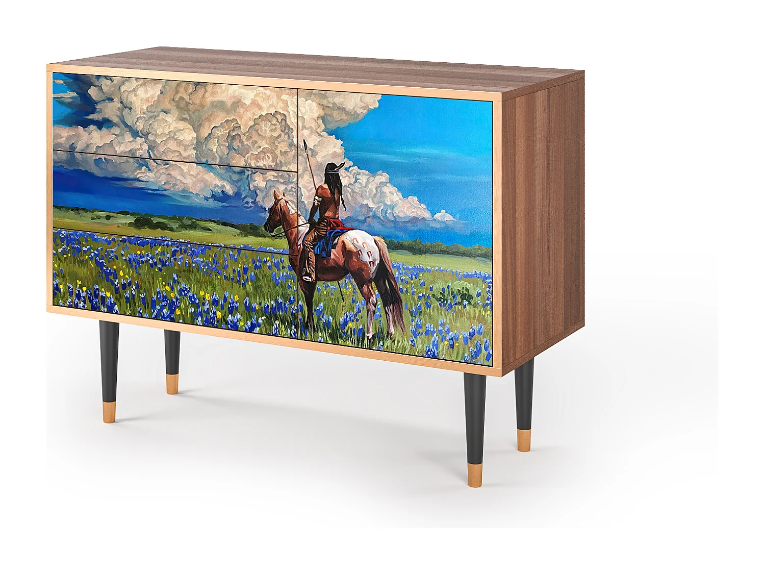 Buffet - 115х84х41 cm - S3 - Thunderheads by Dean, Noyer