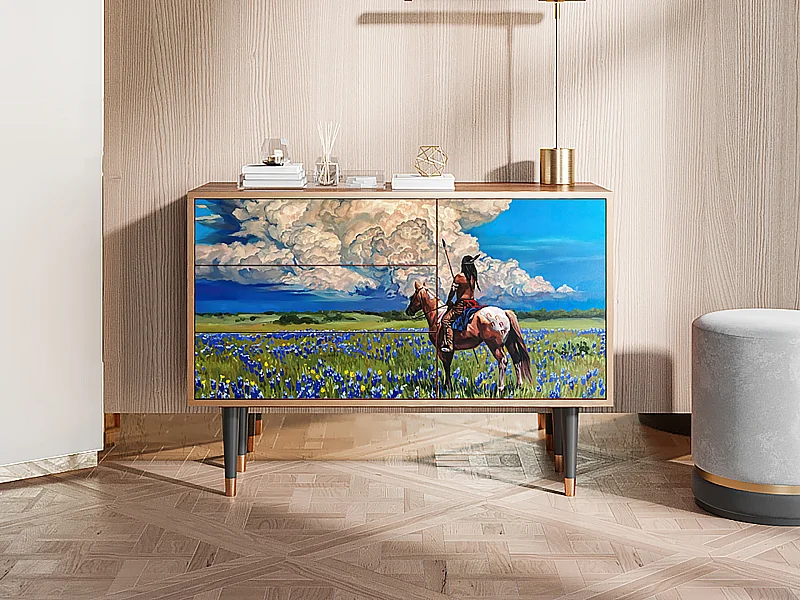 Dressoir - 115х84х41 cm - S3 - Thunderheads by Dean, Walnoot