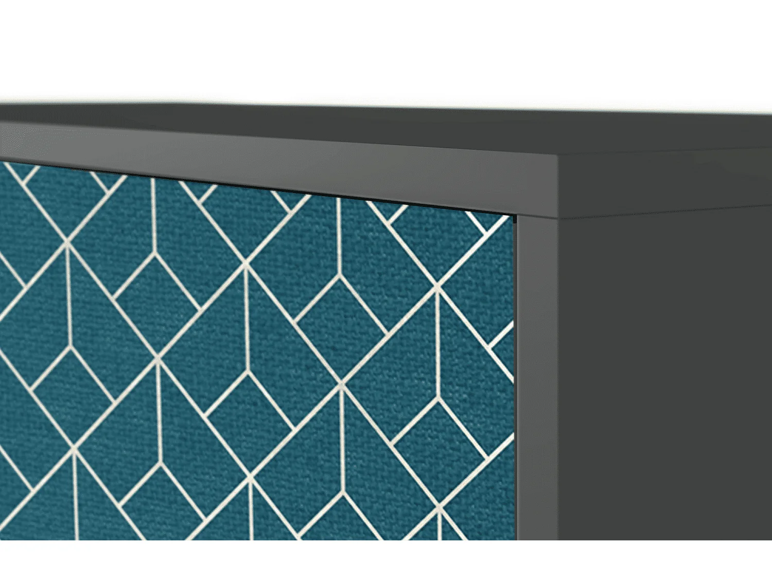 Sideboard - 115х84х41 cm - S3 - Turquoise Geometry, Anthrazit