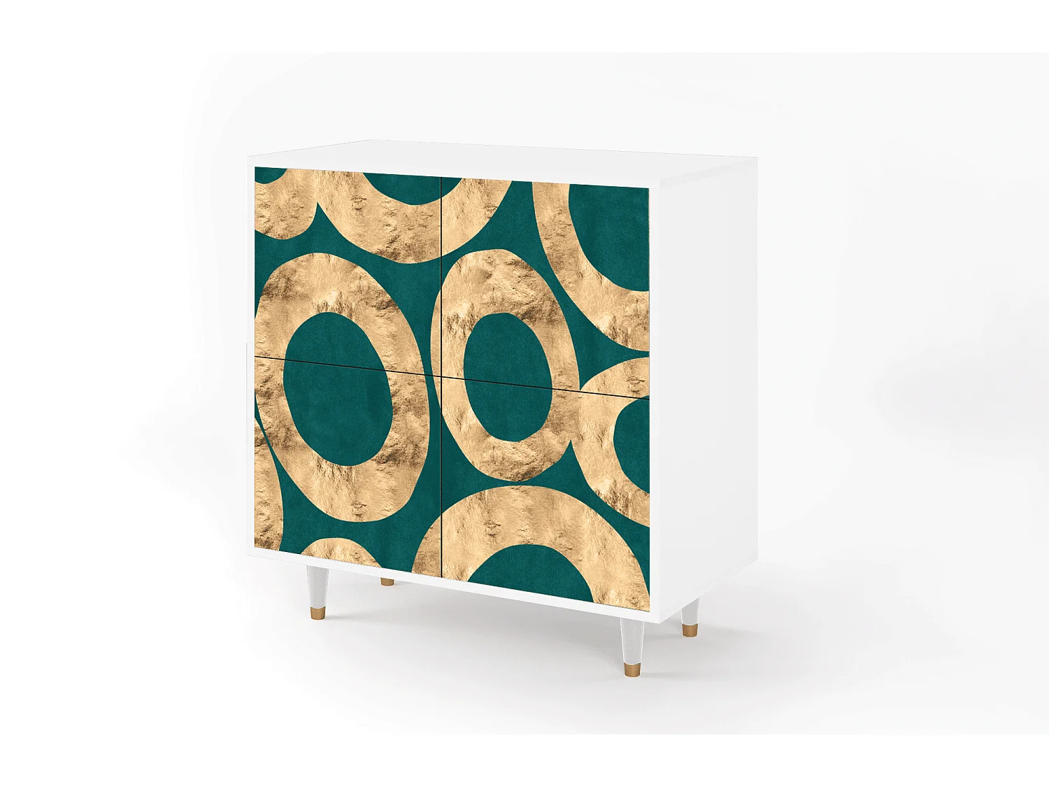 Buffet - 94x96x48 cm - BS3 - Zircon Sphere, Blanc