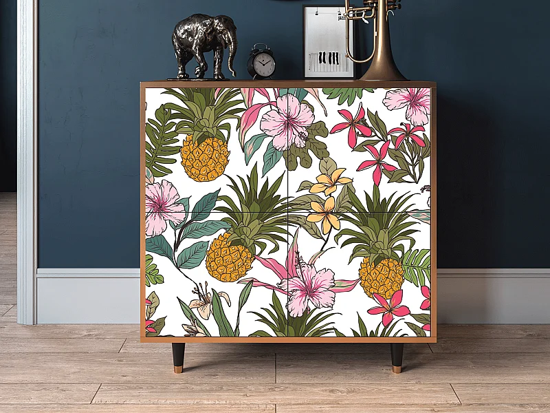 Kredens - 94x96x48 cm - BS3 - Estival Fruit, Orzech