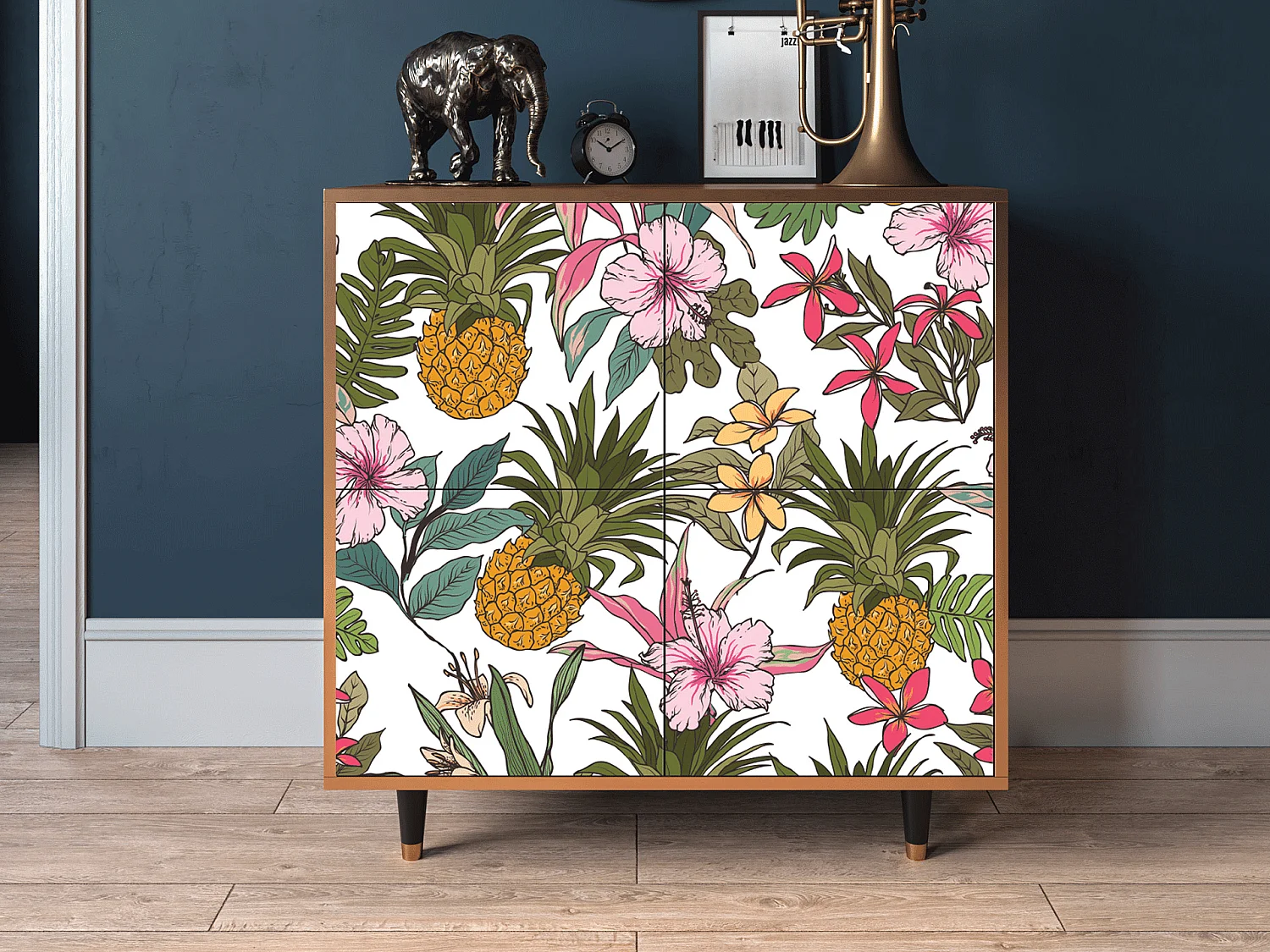 Buffet - 94x96x48 cm - BS3 - Estival Fruit, Noyer