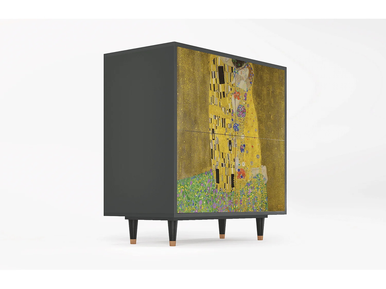 Aparador - 94x96x48 cm - BS3 - The Kiss by Klimt , Antracita