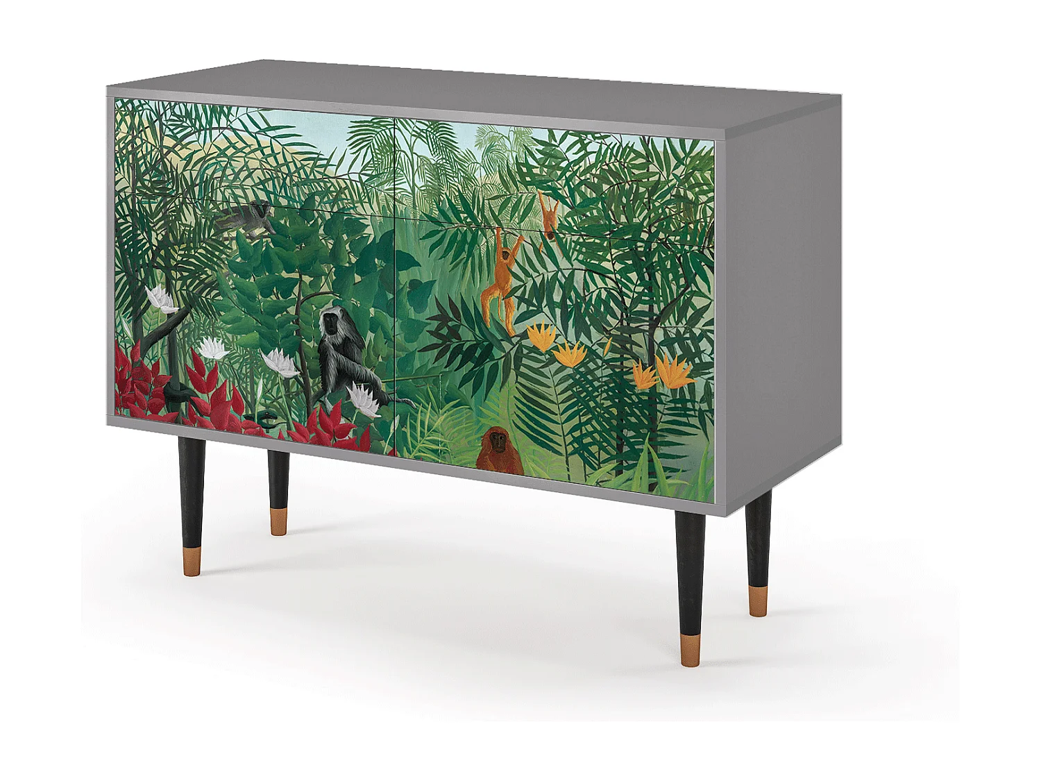 Buffet - 115x85x48 cm - BS4 - Jungles in Paris, Gris