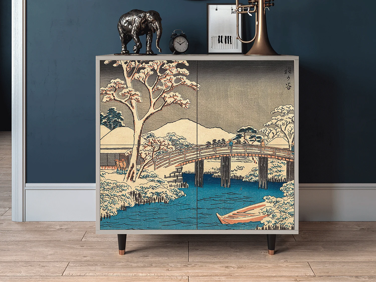 Credenza - 94x96x48 cm - BS3 - Katabira River, Sabbia