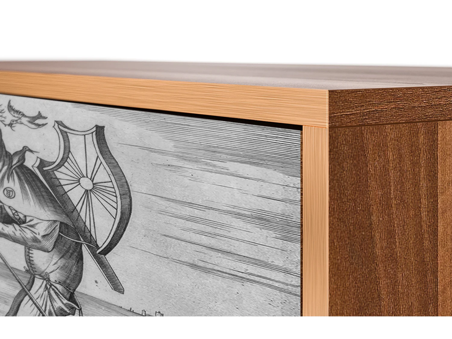 Buffet - 115х84х41 cm - S3 - Blau Schuyte, Noyer