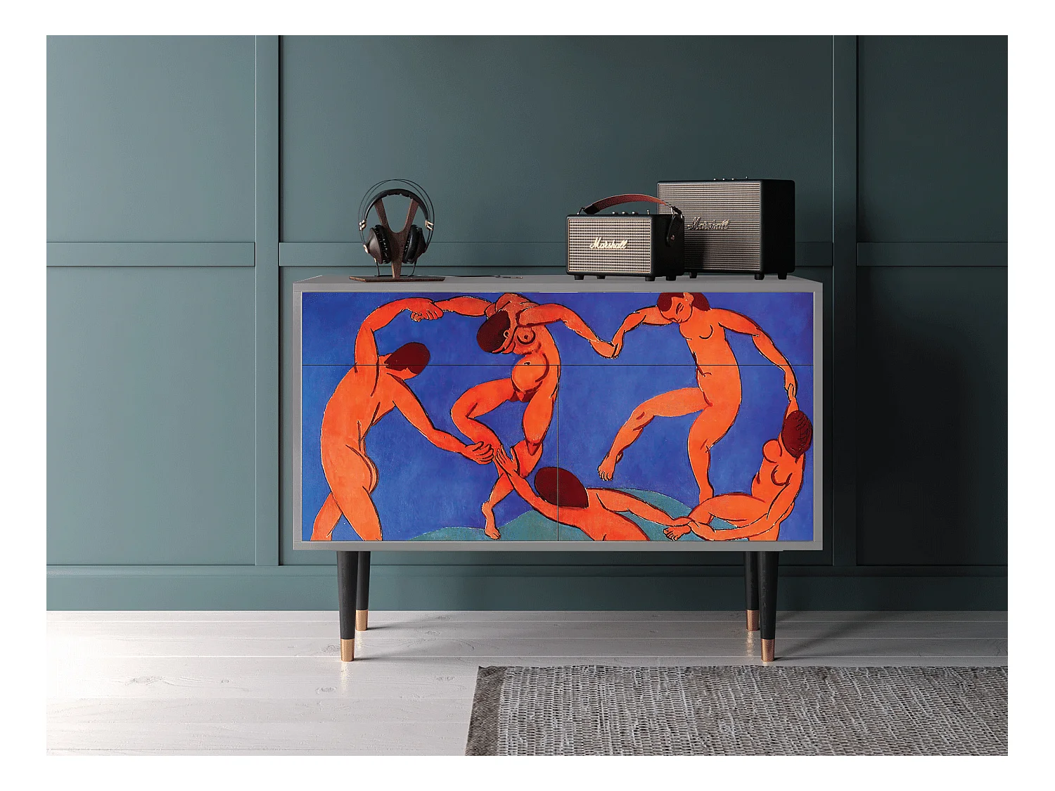 Aparador - 115x85x48 cm - BS4 - The Dance by Matisse , Cinza