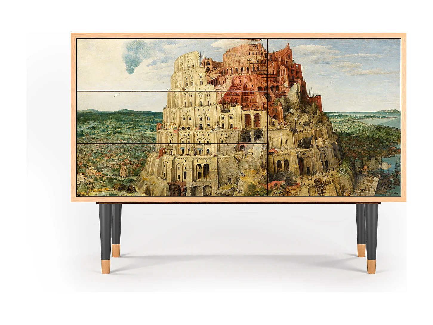 Kredens - 115х84х41 cm - S3 - Elder The Tower, Orzech