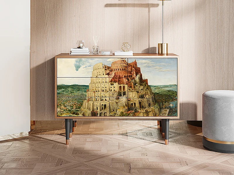 Sideboard - 115х84х41 cm - S3 - Elder The Tower, Walnuss