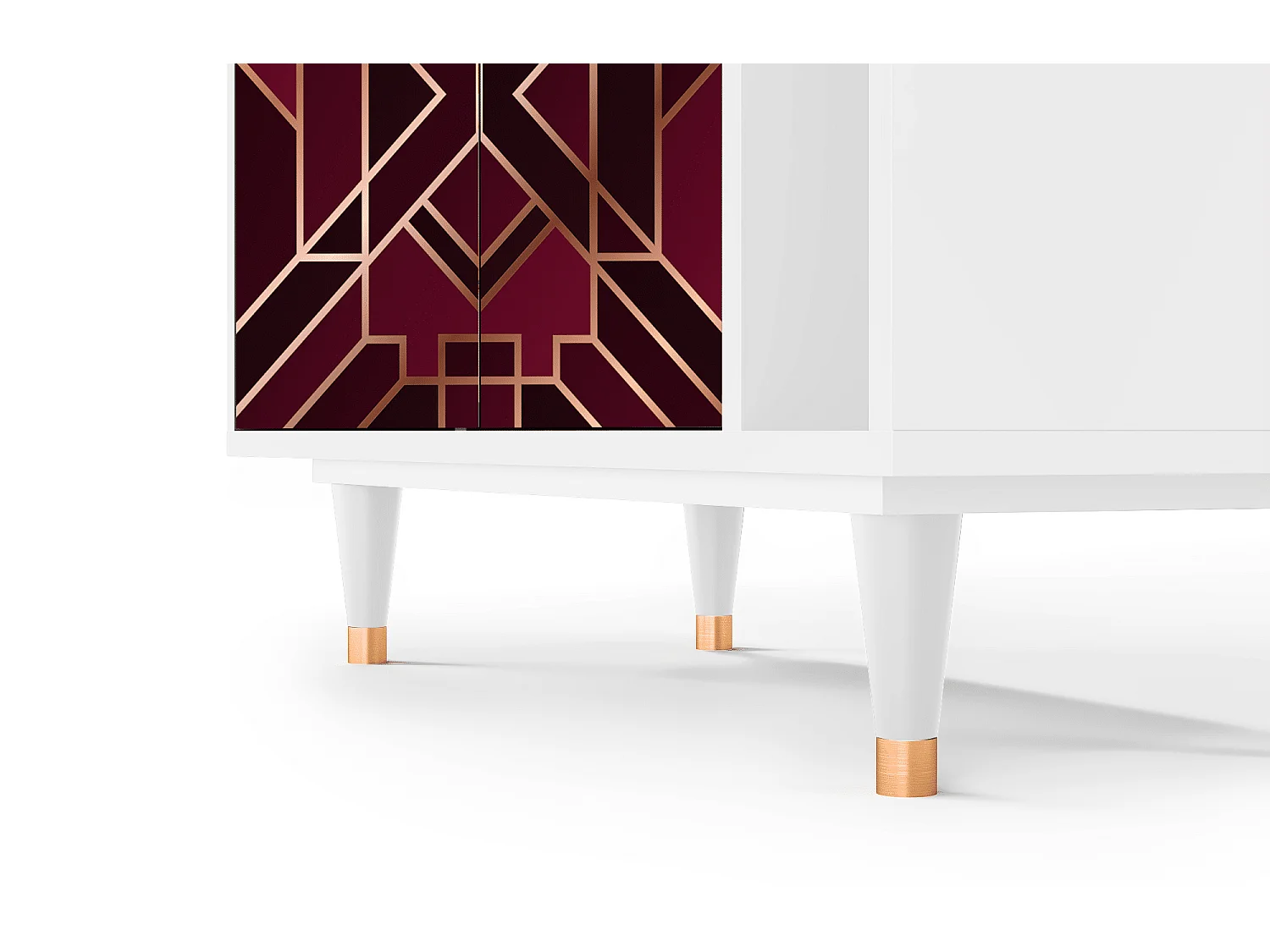 Credenza - 96х110х41 cm - BS6 - Burgundy Jewelery, Bianco