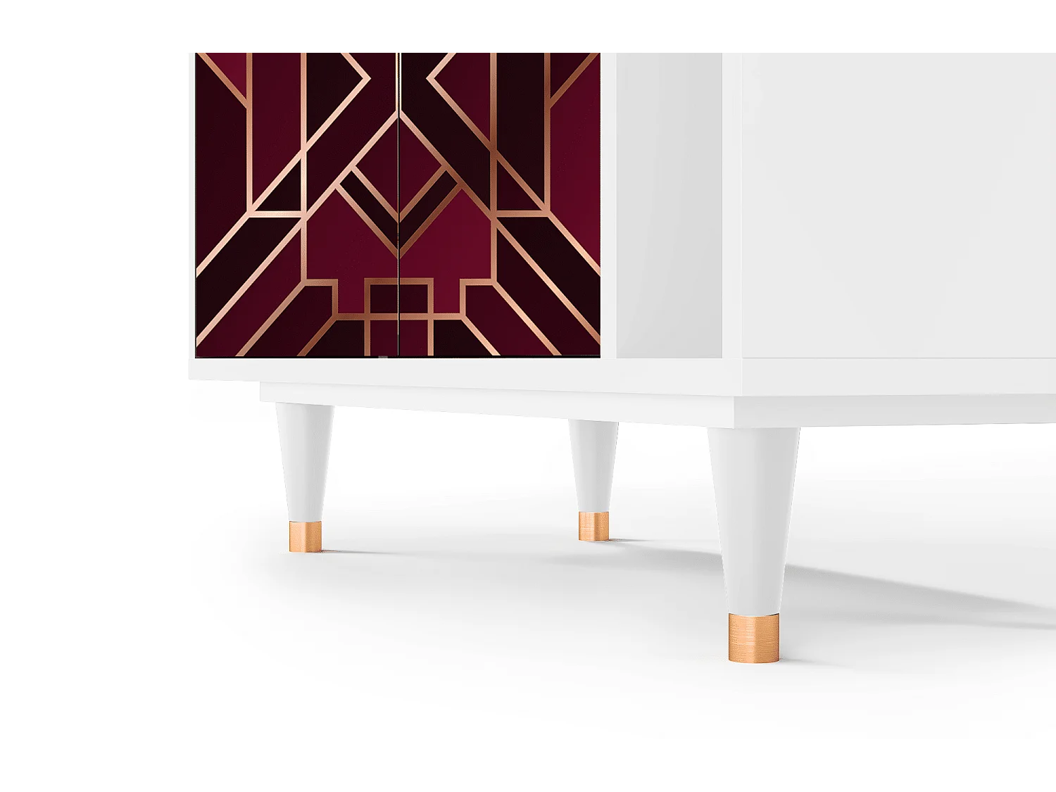 Buffet - 96х110х41 cm - BS6 - Burgundy Jewelery, Blanc