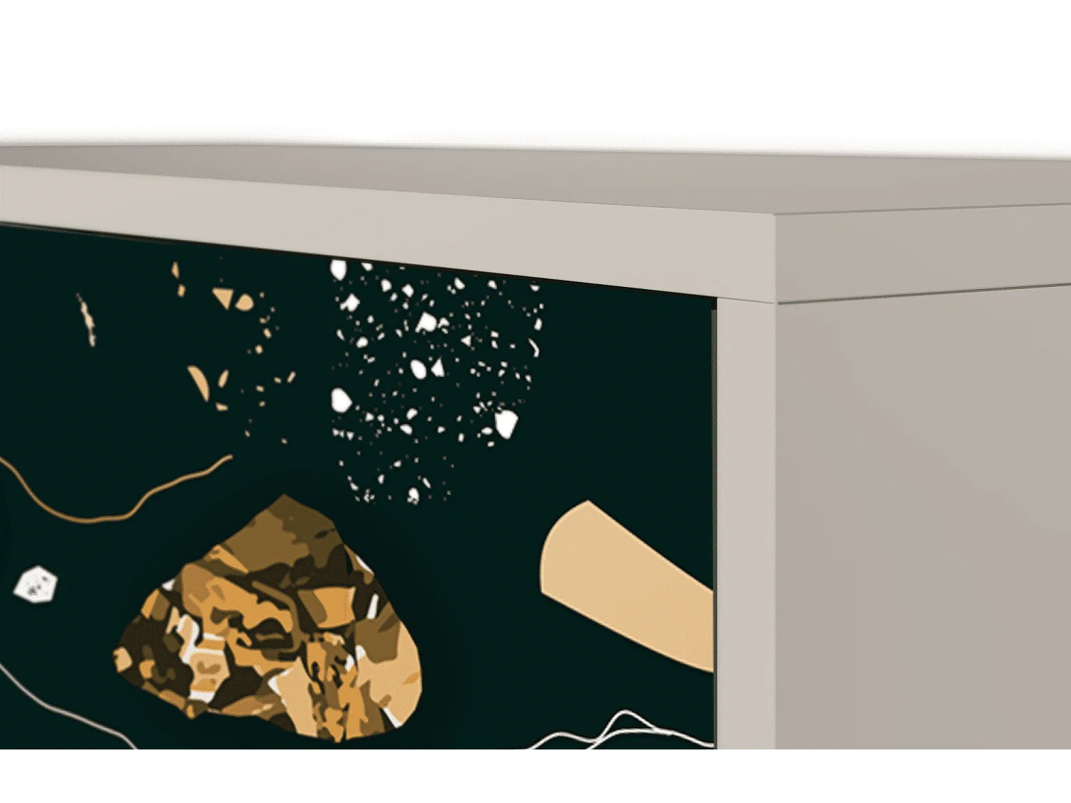 Credenza - 115х84х41 cm - S3 - Space Rocks, Sabbia