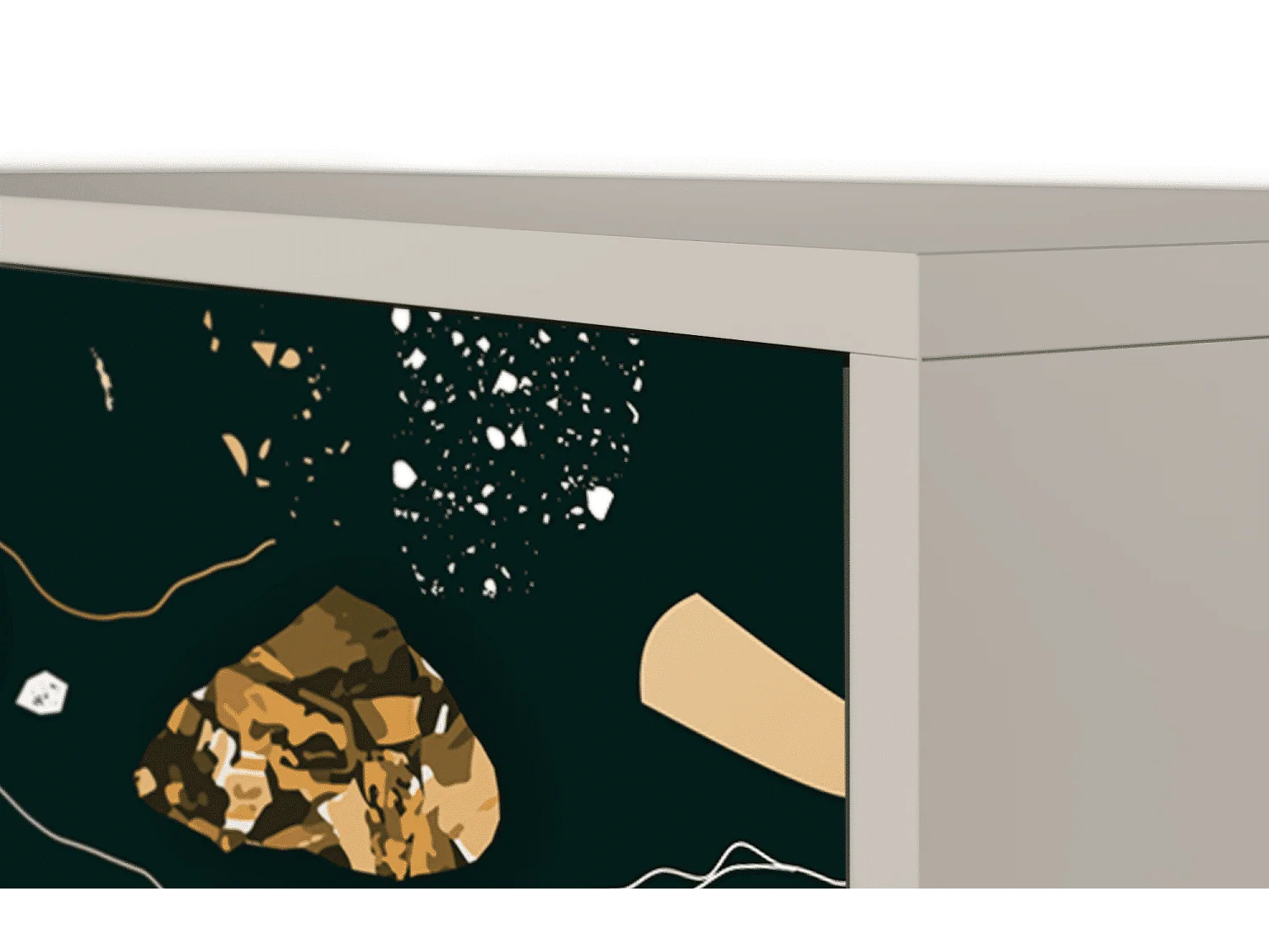 Credenza - 115х84х41 cm - S3 - Space Rocks, Sabbia