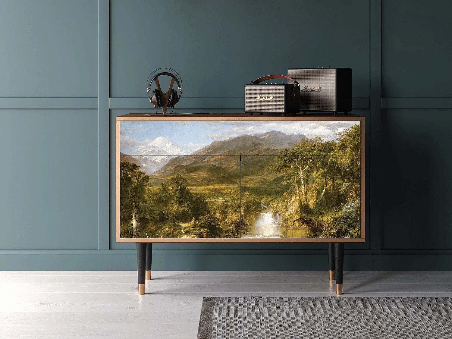 Buffet - 115x85x48 cm - BS4 - The Heart of the Andes , Noyer