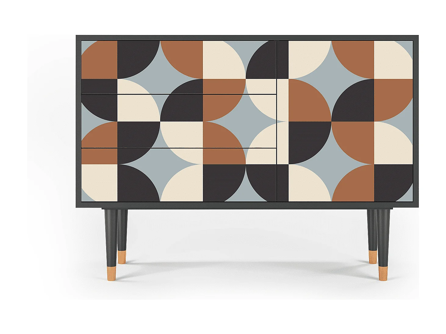 Sideboard - 115х84х41 cm - S3 - Brown Sensation, Anthrazit